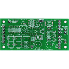 Battery-Powered Low Distortion Audio Oscillator, Bare PC Board