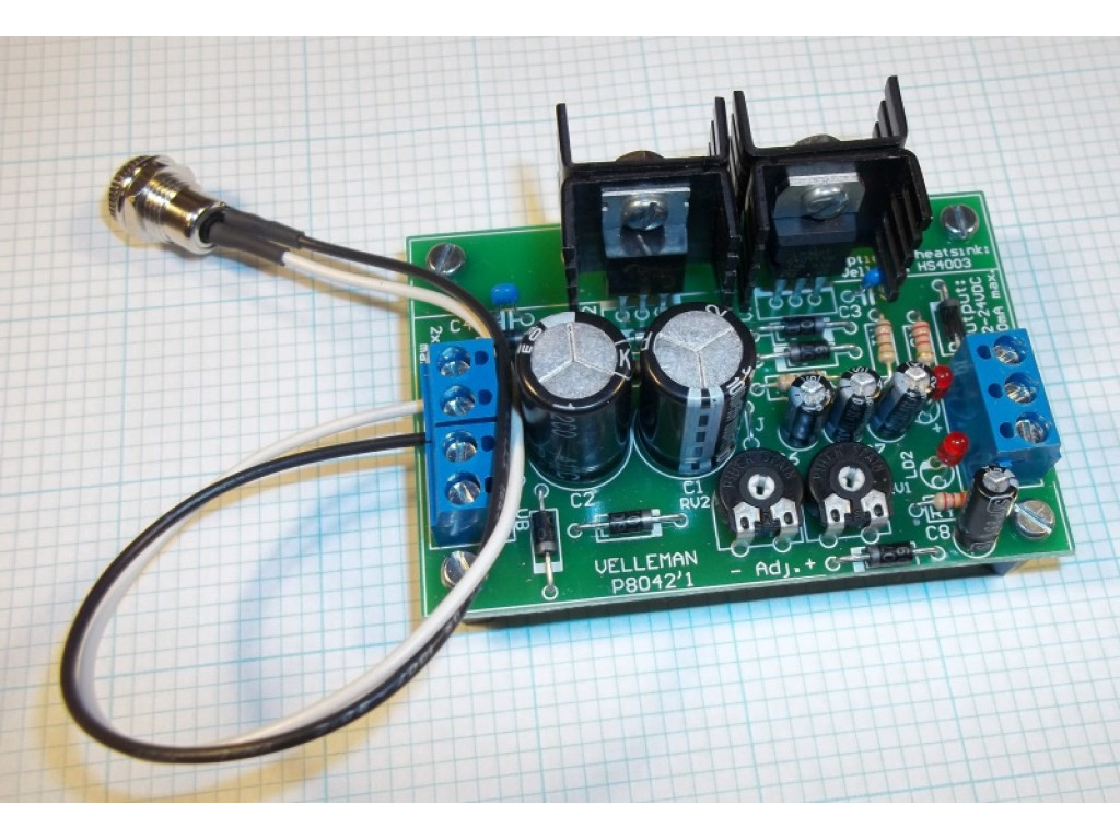 Velleman K8042 Bipolar Output Linear Power Supply Assembled and Tested